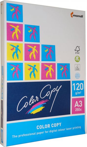 Papel color copy  120grs A3 250h