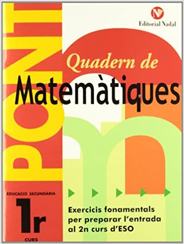 Quadern pont 1er eso matemàtiques