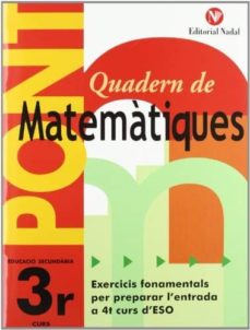 Quadern pont 3er eso matemàtiques
