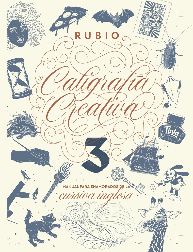 Caligrafia creativa rubio 3 cursiva inglesa
