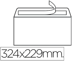 Sobres 229x324 90gr recta silicona-Zelatun Caja 250