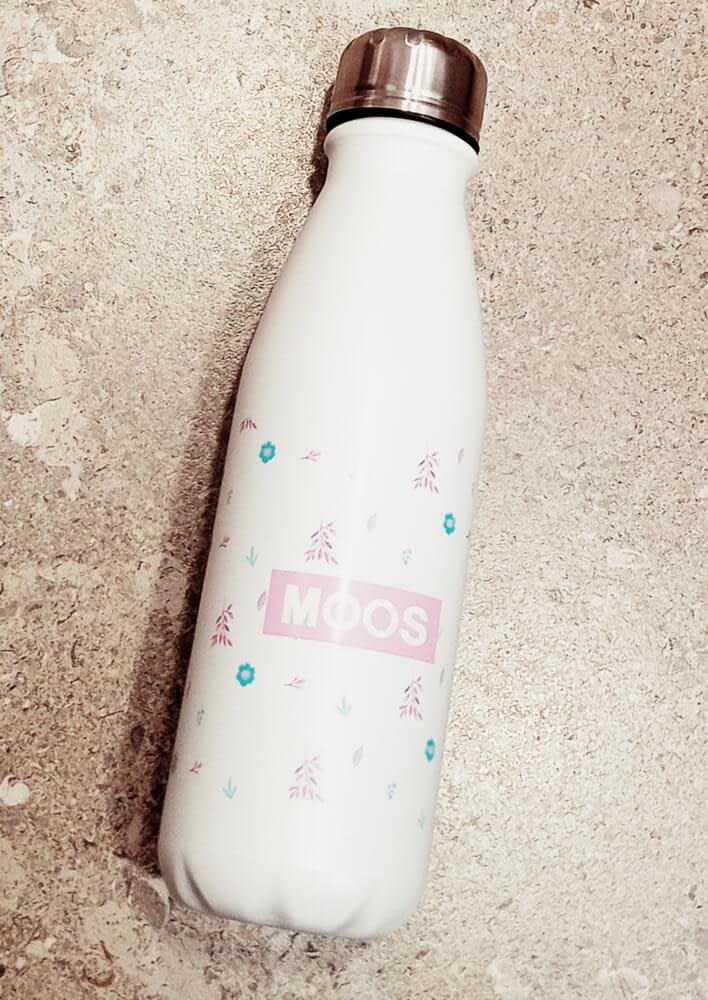 Botella metalica 500ml Moos Garden-Safta