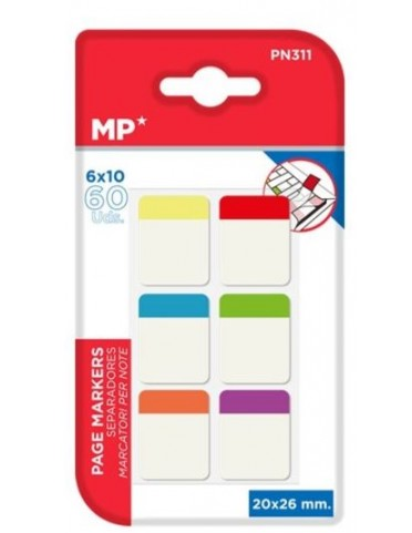 Separadores Adhesivos 20x26mm 6 colores