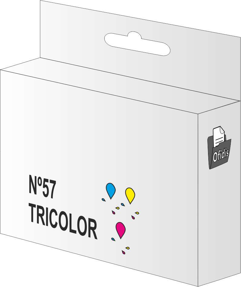 Cartucho tinta compatible HP nº57 tricolor