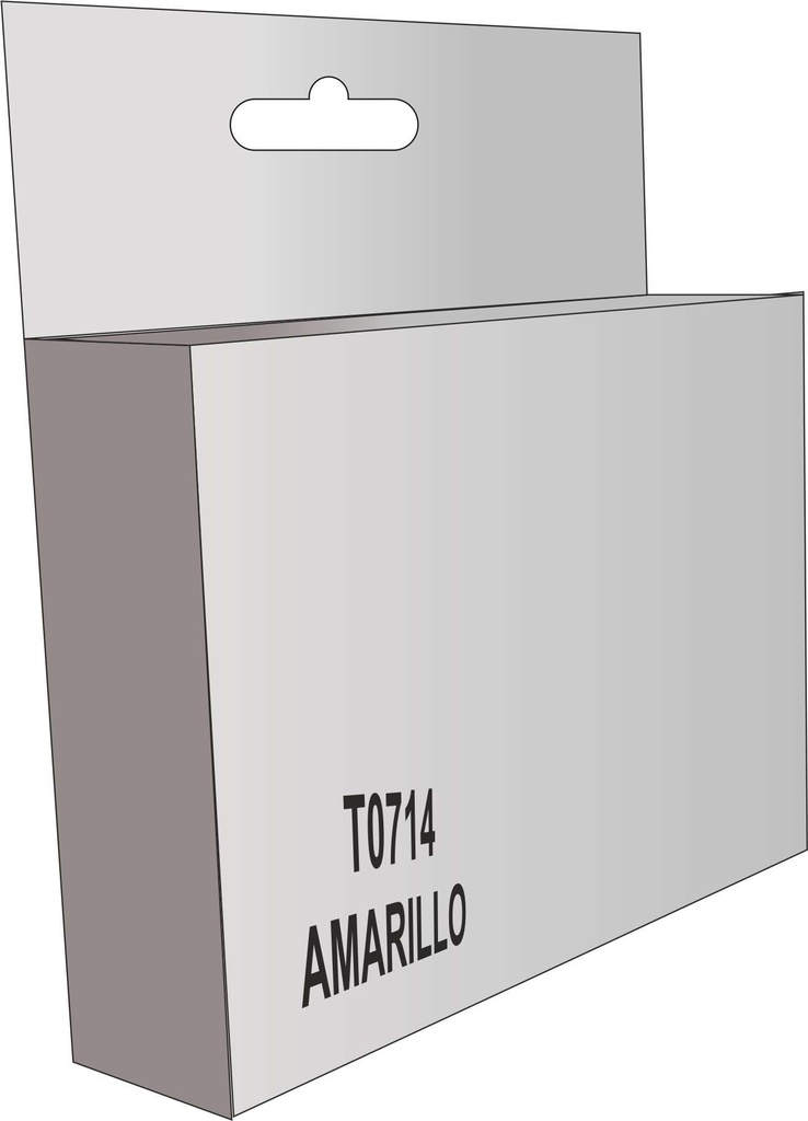 Cartucho tinta compatible Epson t0714 amarillo