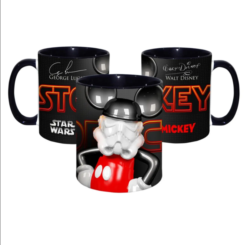 Taza Disney Mickey Mouse + Star Wars