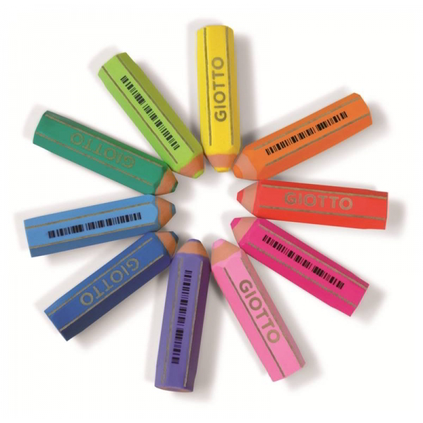 Goma HaPPy Giotto colores