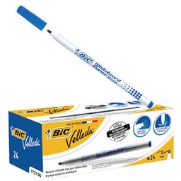 [1721 06] Rotul.pizarra blanca velleda azul punta fina c/24