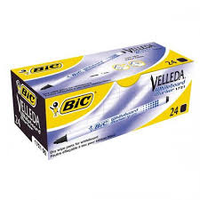 [1721 09] Rotul.pizarra blanca velleda negro punta fina c/24