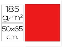 [200040228] Cartulina Canson rojo 15 50x65 25u.