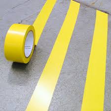 [CMS739/3350AM] CINTA VINILO MARCAJE SUELO 33mx50mm AMARILLO