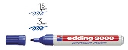 Permanente edding 3000 azul