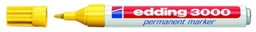 Rotulador edding 3000 amarillo permanente