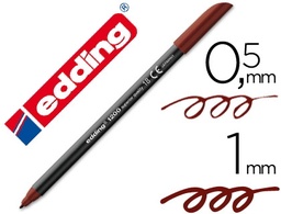 Rotulador edding 1200 marrón oscuro 18