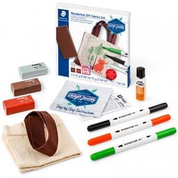 [61DJT6] Set "wanderlust diy" bolso de tela Staedtler