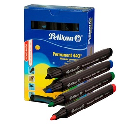 Permanent marker 440 triang. Verde 10 unid.