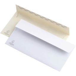 SOBRE 115x225 BLANCO VERJURADO 120gr TIRA SILICONA