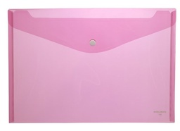 [105 ROJO] Sobre polipropileno con botón A4 Rojo Databank