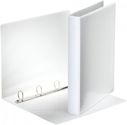 [4DR/25] Carpeta canguro A4 4 anillas 25mm color blanco