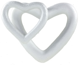 [68 00 72 00] Fig. Poliespán doble corazón 15cm/20cm
