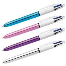 [902128] Bolígrafo 4 colores shine Bic 1.0