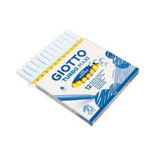 [F456002] Rotuladores Giotto maxi amarillo medio Caja 12