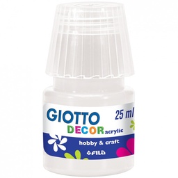 [538101] Pintura acrílica Giotto decor acrylic 25ml blanco