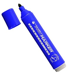 [F841101] Marcador permanente tratto marker azul redonda