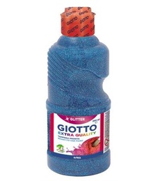 [531204] Giotto tempera glitter azul 250ml.