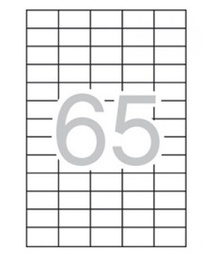 [01283] Etiquetas adhesivas 38x21,2mm 100h A4 Apli