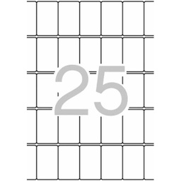 Etiquetas adhesivas Apli 25x40