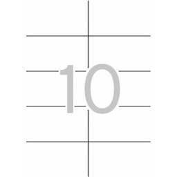 Etiquetas adhesivas Apli 42x74,6