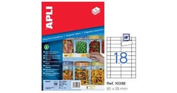 Bolsa etiq. Magnéticas Apli 80*28mm.