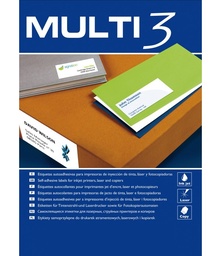[10502] CAJA ETIQUETAS ADHESIVAS MULTI3 105x29 REF.10502