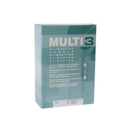 [10518] Etiquetas adhes. Multi 3 70x37 caja 500h