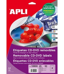 [10600] B. Etiquetas cd removibles 25h Apli