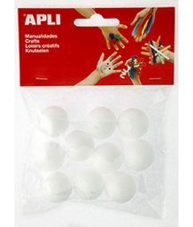 [13278] B. 10 bolas porexpan 25mm