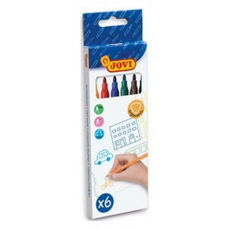 [1606] Jovi est. 6 rotuladores colores surt.