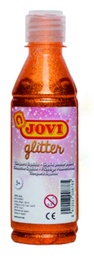 [517-06] Tempera líquida glitter naranja 250ml. Jovi
