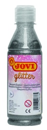 [517-37] Tempera líquida glitter plata 250ml. Jovi