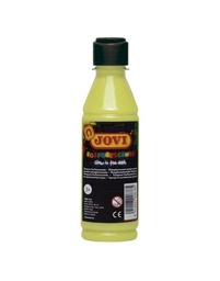 [519-02] Tempera líquida fosforescente amarillo 250ml. Jovi