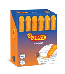 [1815] Marcadores gel naranja jovi caja 12unid.