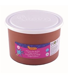 Pintura dedos marrón jovi