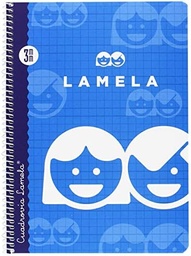 CUADERNO ESPIRAL A5 40 Hojas 4mm CUADROVIA LAMELA