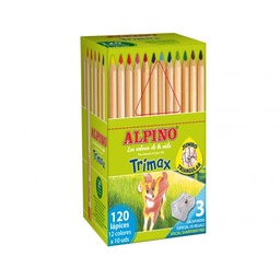 [AL000377] Classbox 120 lápices trimax