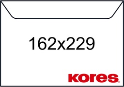 [20141070] C/500u. Sobre 162x229 kores blanco 90g.