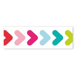 [37018114] Washi tape 15x10mm flechas colores