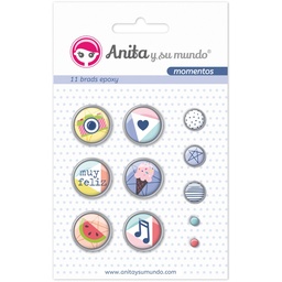 CHAPAS ADHESIVAS MOMENTOS-Pack 11 unid