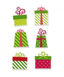 [68 04 71 03] Set figuras madera regalos adhesivas