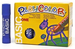 Tempera solida playcolor azul oscuro